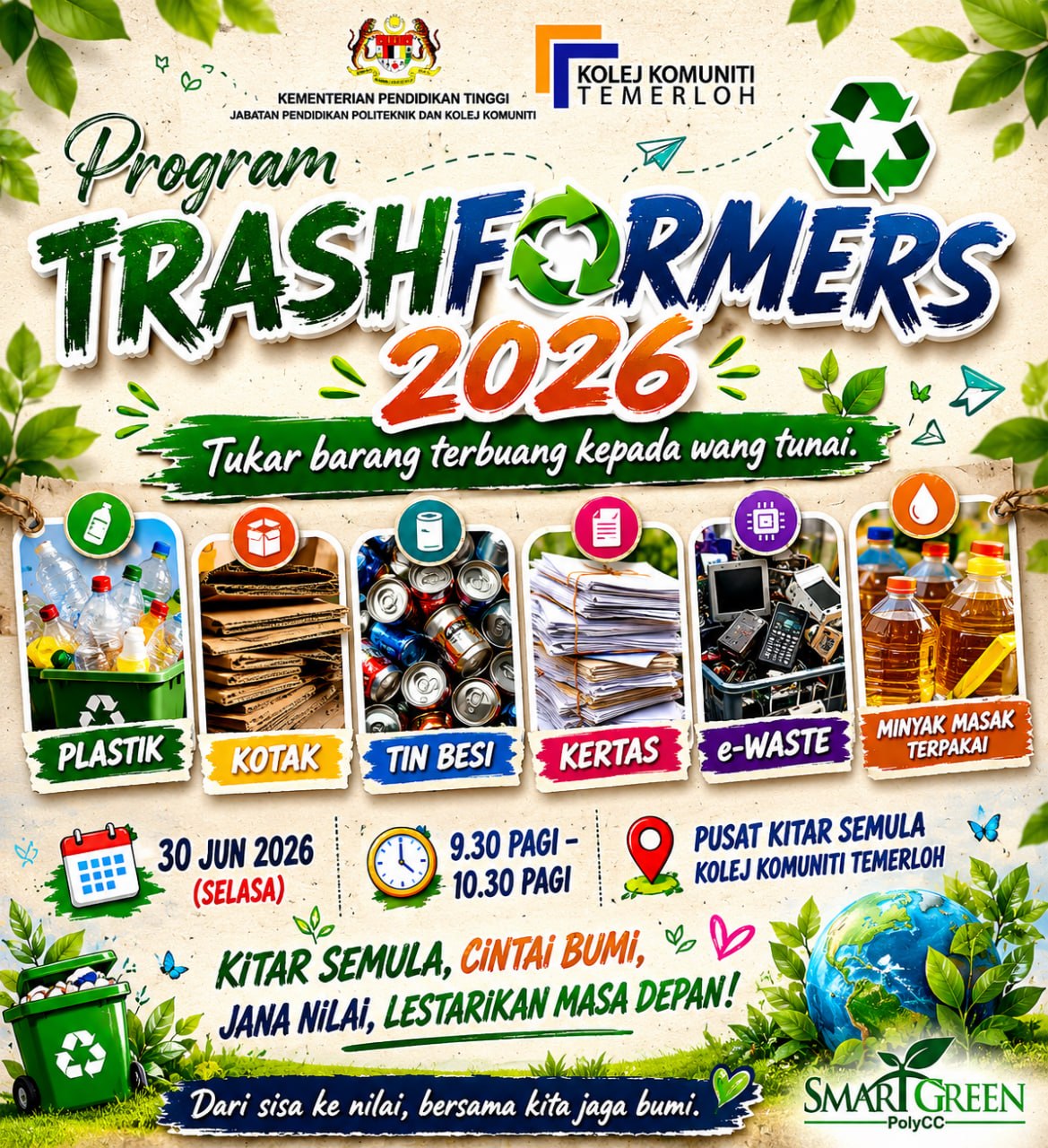PROGRAM TRASHFORMERS 2026